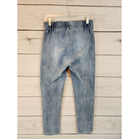 Soft Surroundings Womens Blue Mid Rise Elastic Waist Ankle Jegging Jeans Size XS - Picture 2 of 7